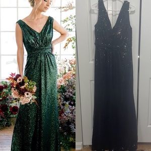 NWT BLACK Revelry Bijou Sequin Dress